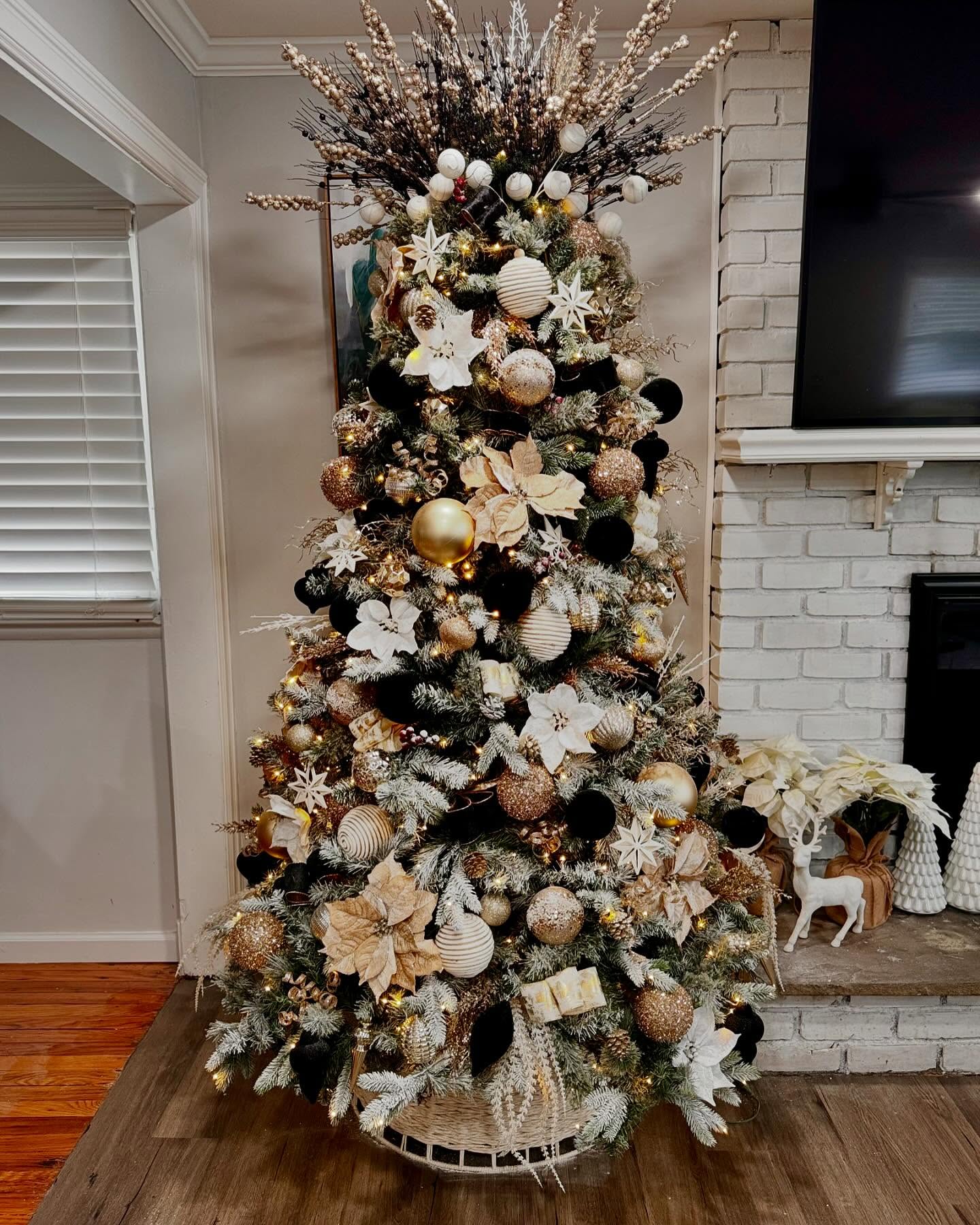 Decor Galore’s silver and gold holiday tree